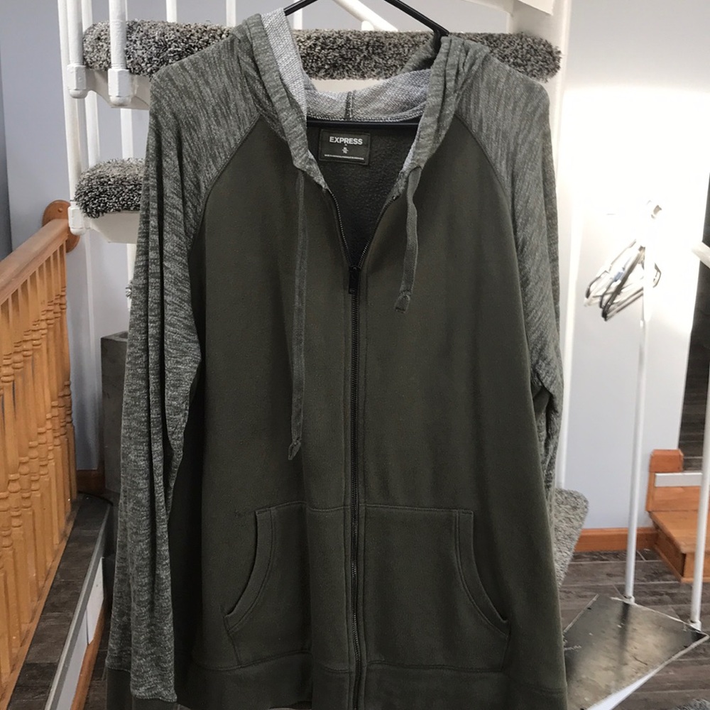 EXPRESS Zip Up Hoodie XL